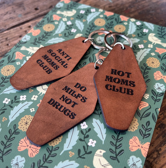 AK Mom hotel keychain