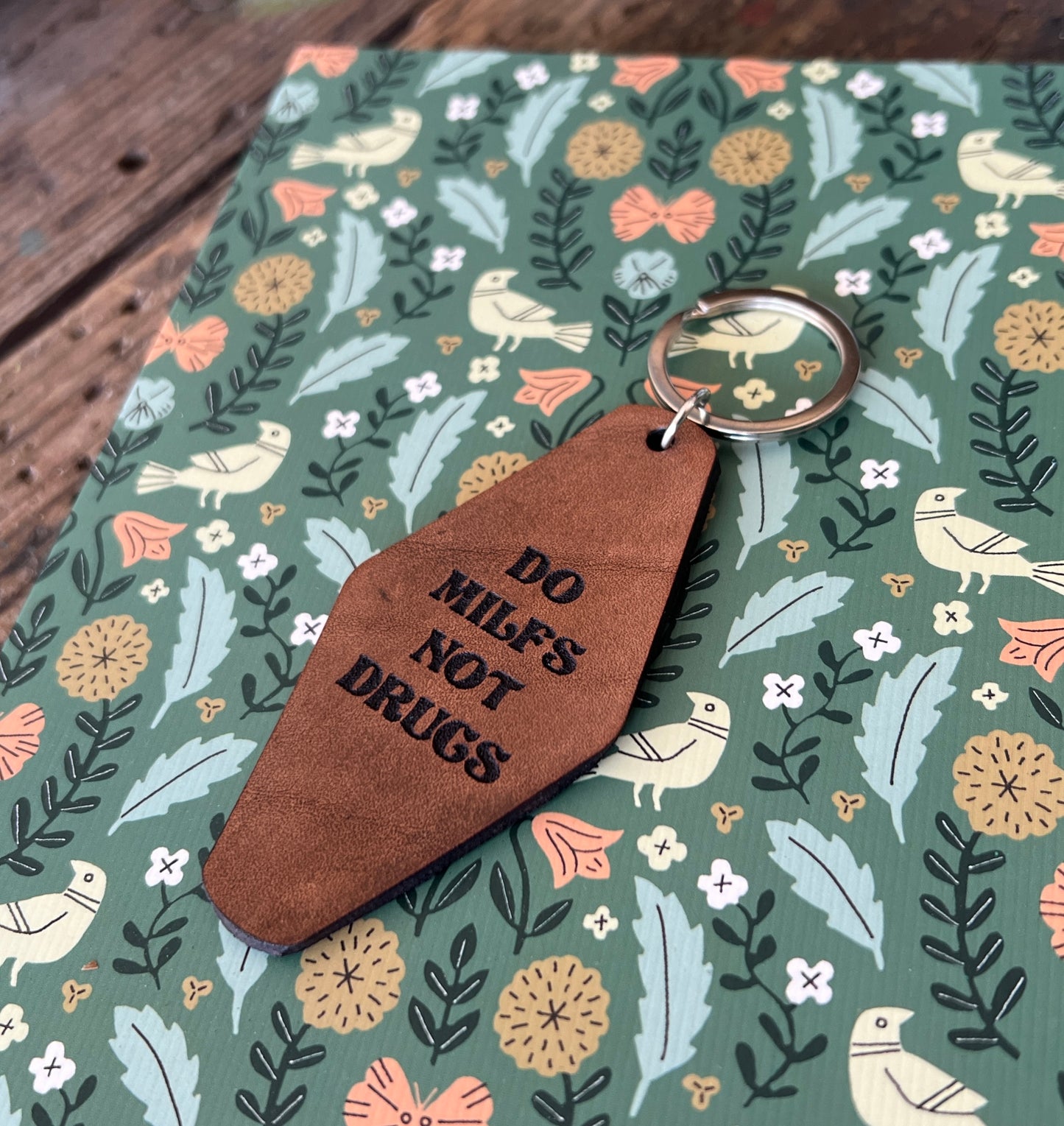 AK Mom hotel keychain