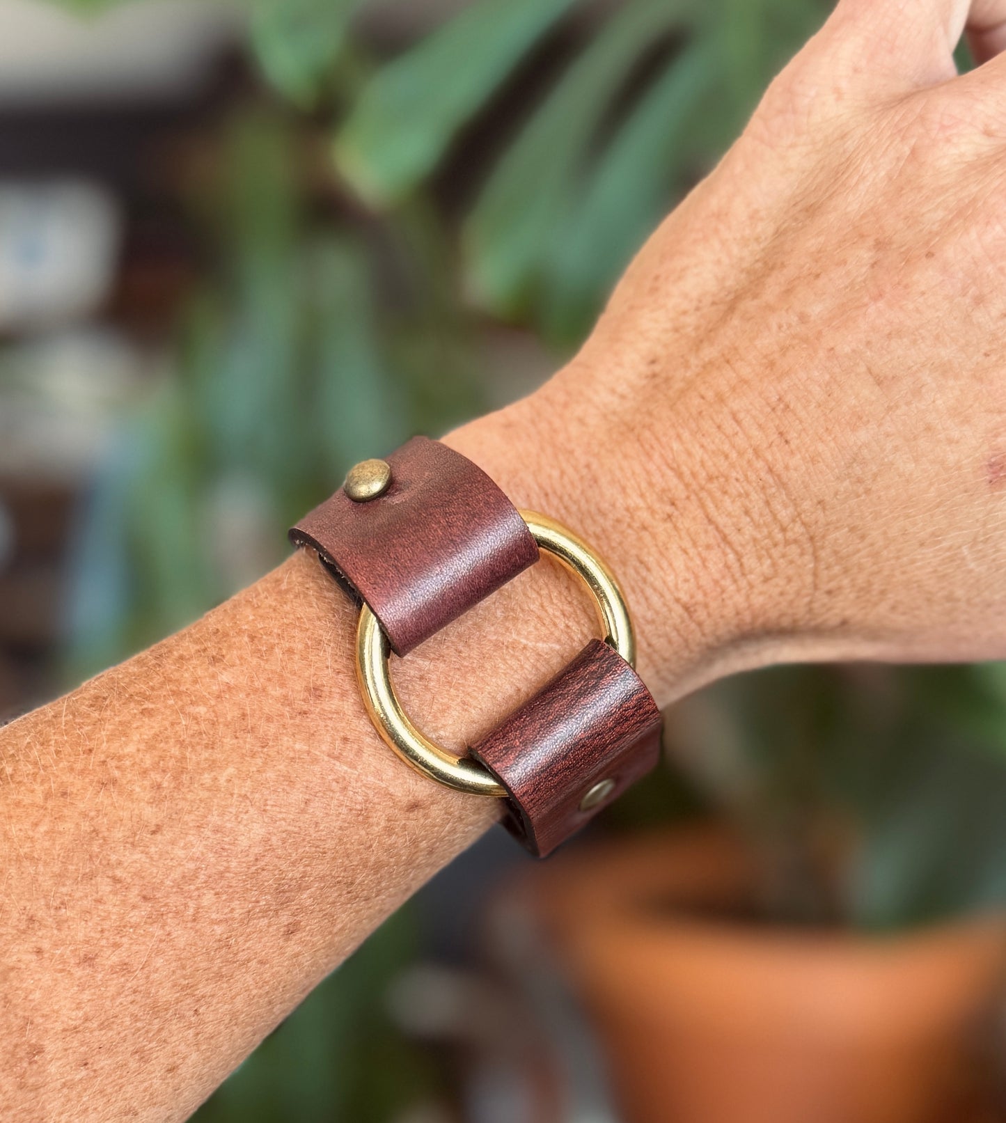 AK Brass Ring Cuff - 1 inch