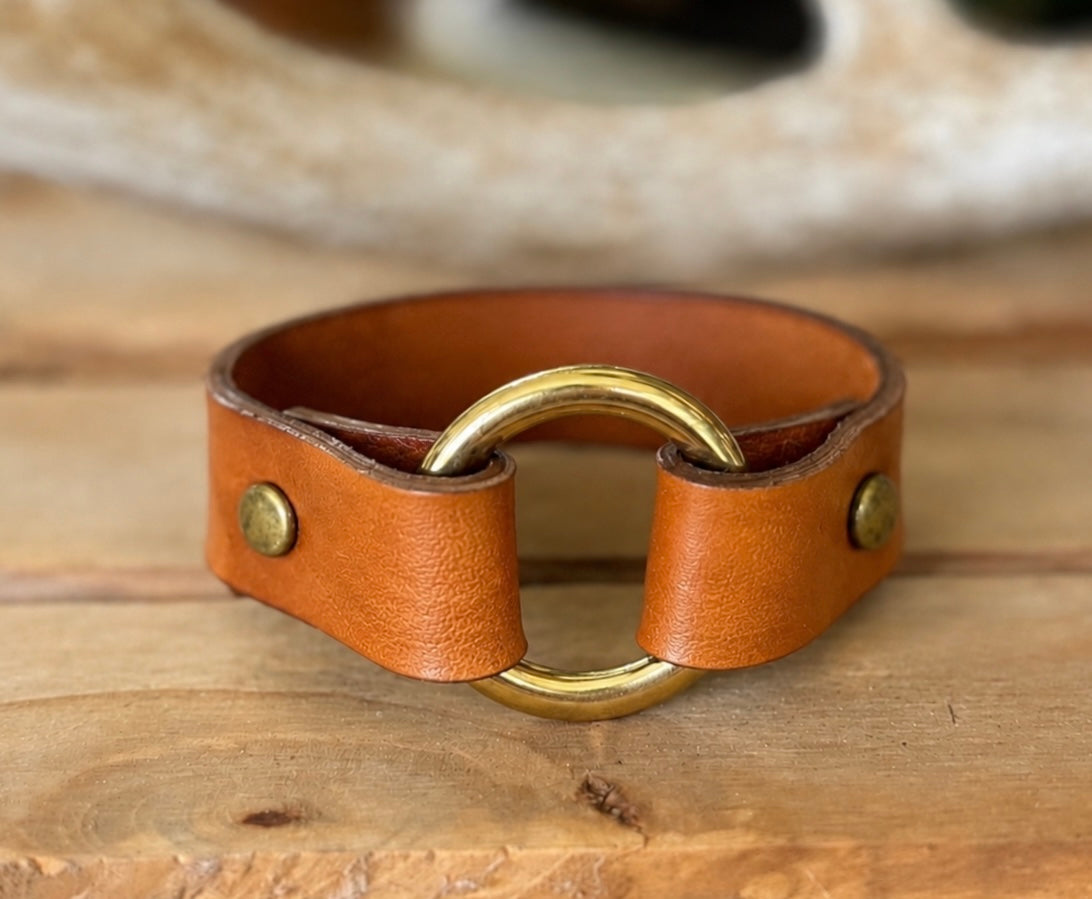 AK Brass Ring Cuff - .75 inch
