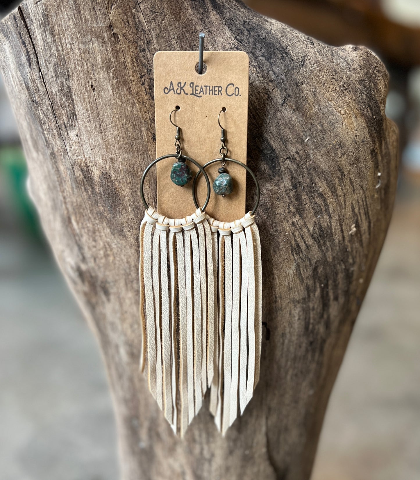 AK Hoop Fringe Earring