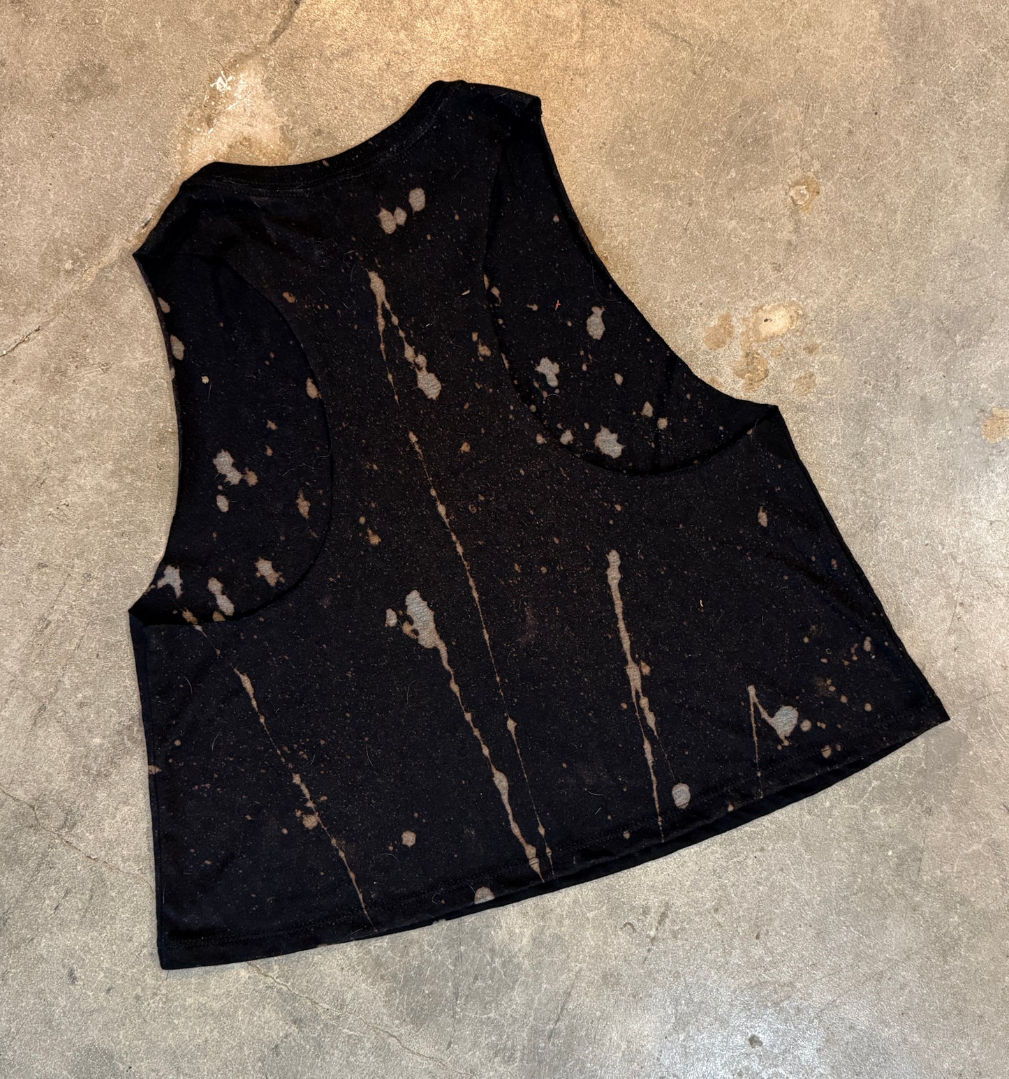 Distressed grunge native tank