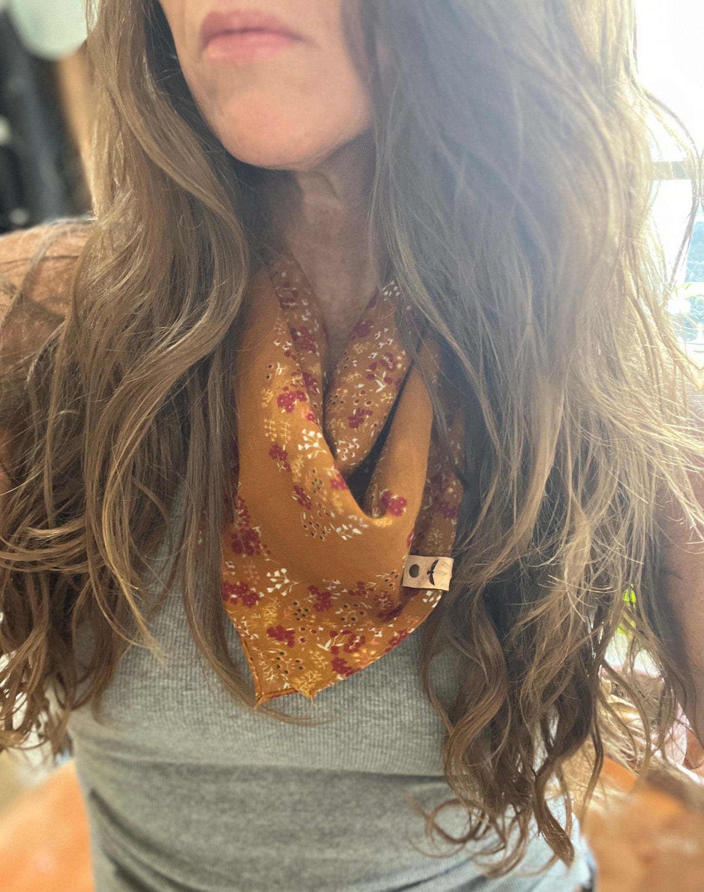 Floral Foliage Bandana