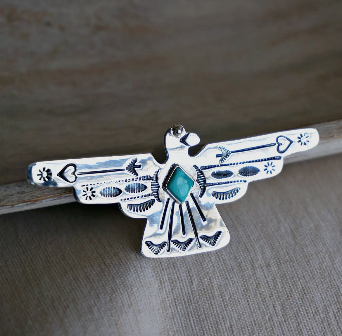 SJ - Peyote Bird Turquoise Necklace