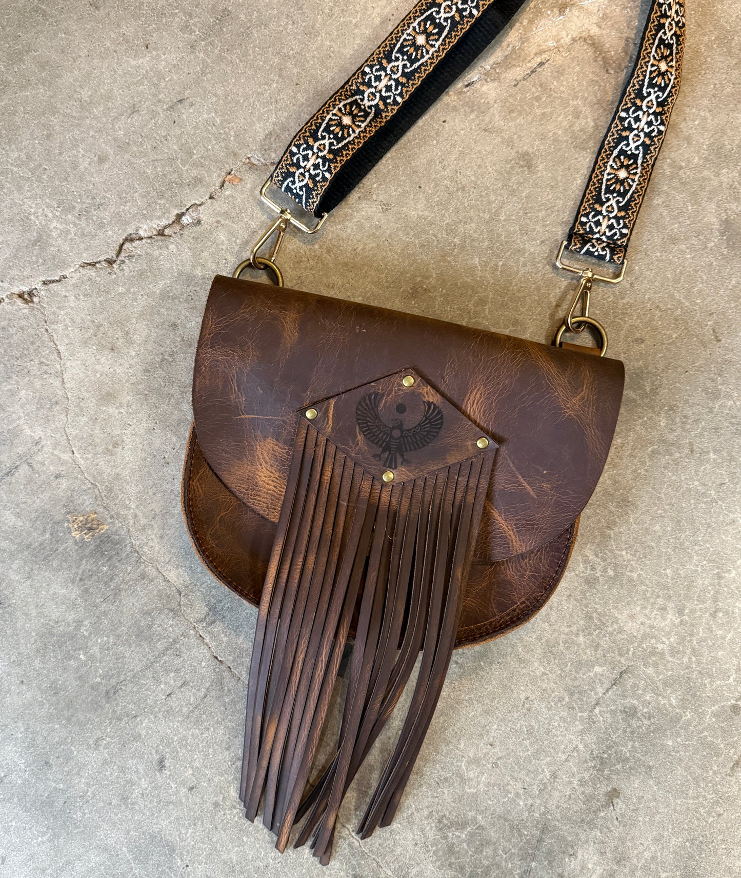 Saddlebag Cross-body Purse
