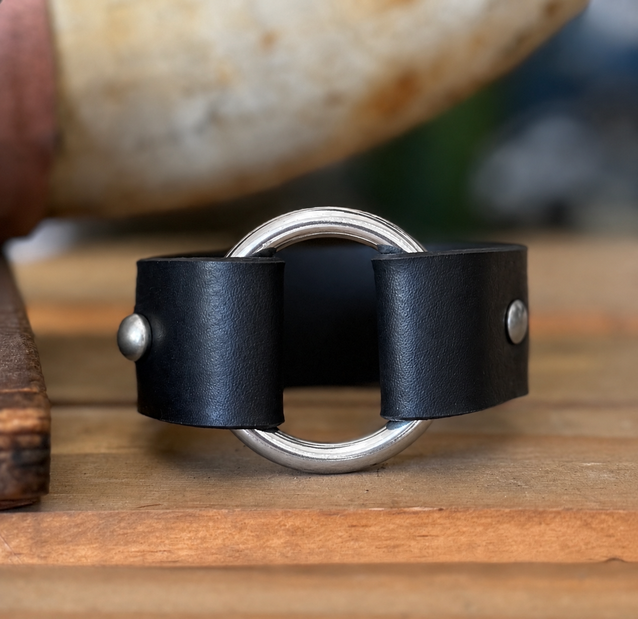 AK Silver Ring Cuff - 1 inch