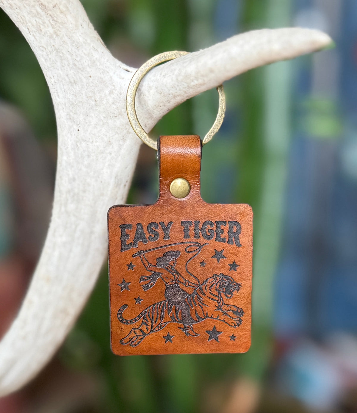 Roadside Keychain- Easy Tiger