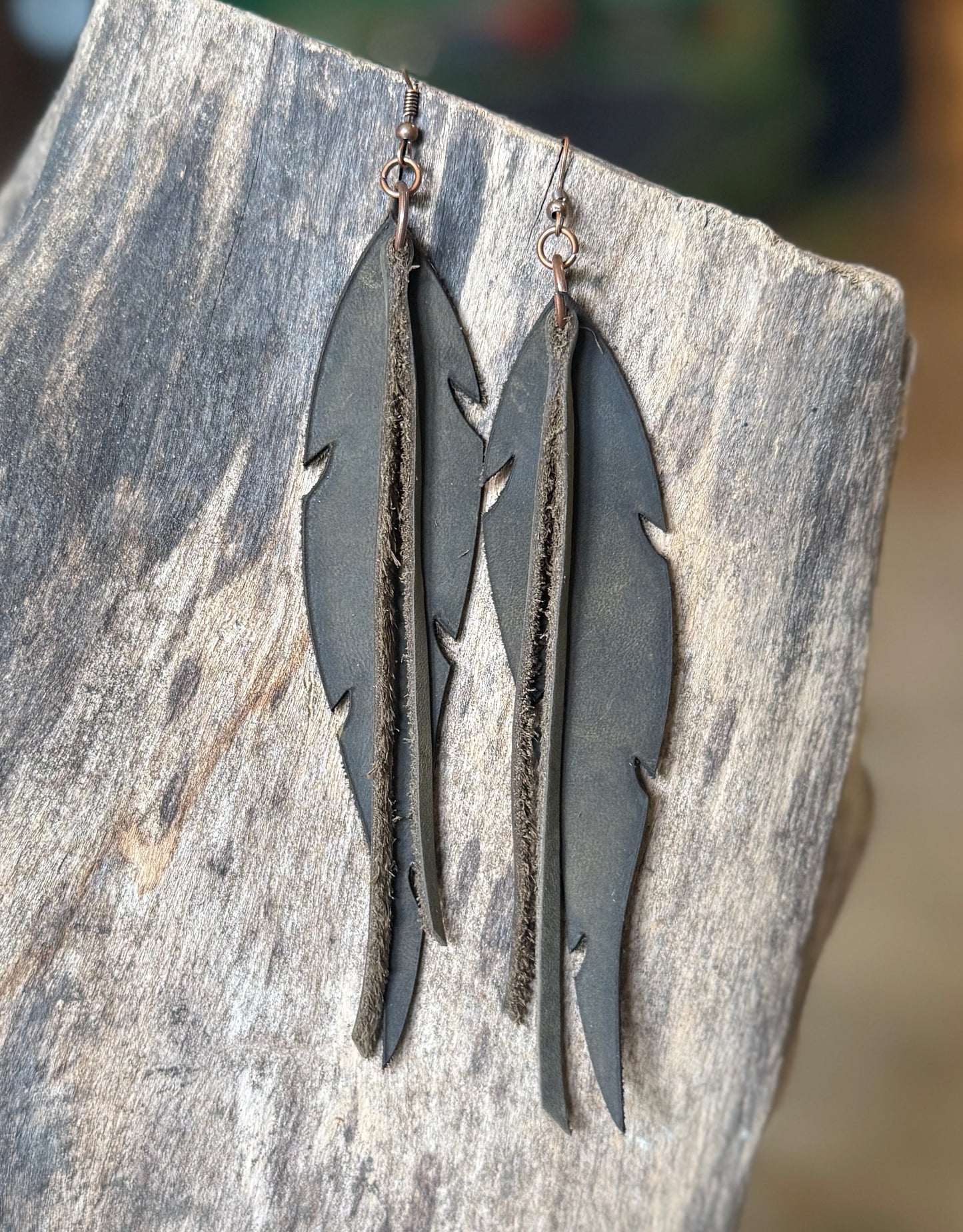 AK Feather & Fringe Earring Simple