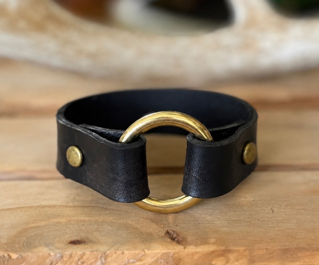 AK Brass Ring Cuff - .75 inch