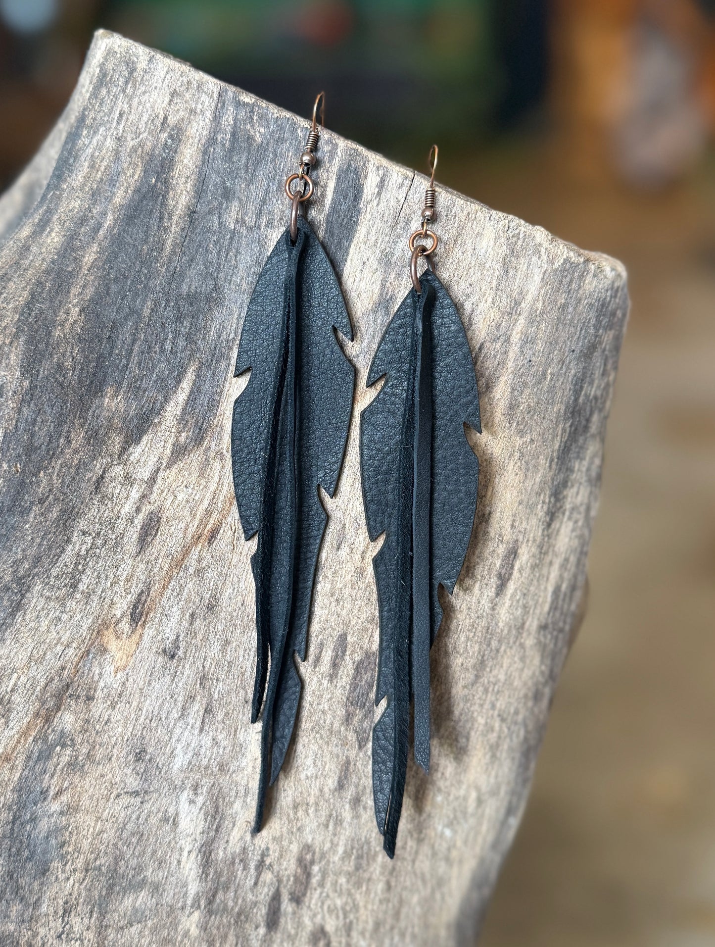AK Feather & Fringe Earring Simple