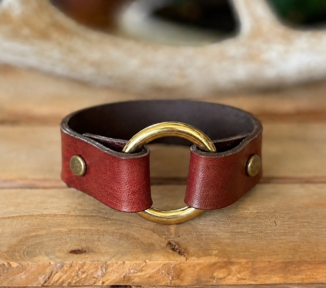 AK Brass Ring Cuff - .75 inch