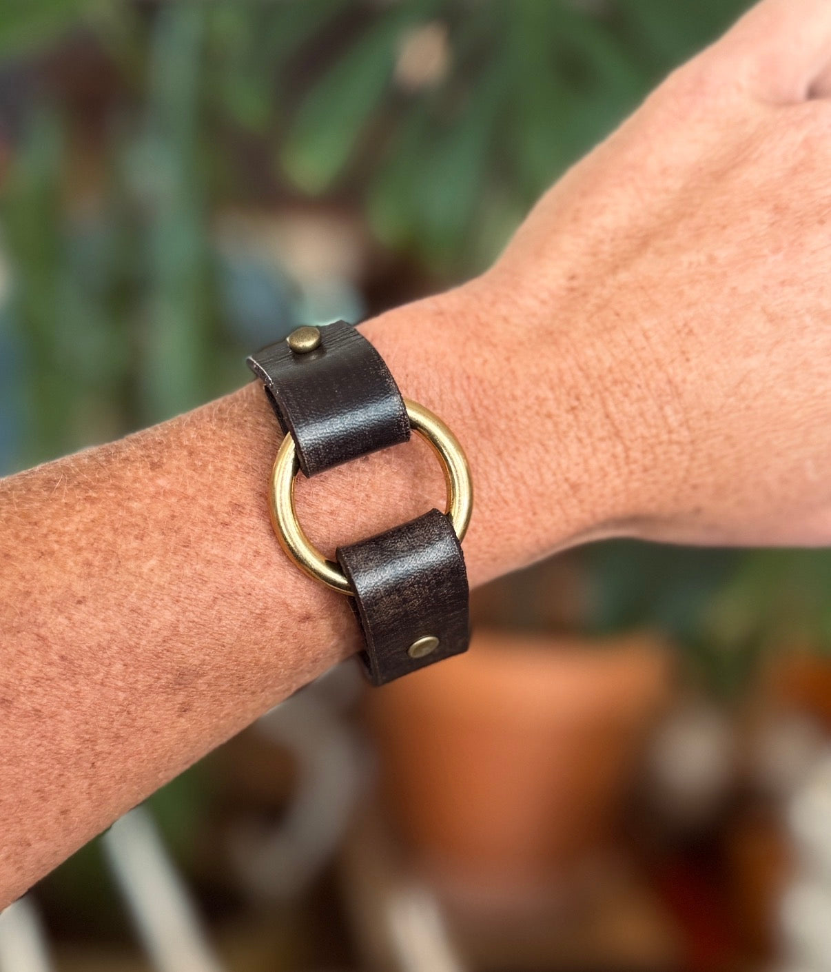 AK Brass Ring Cuff - .75 inch