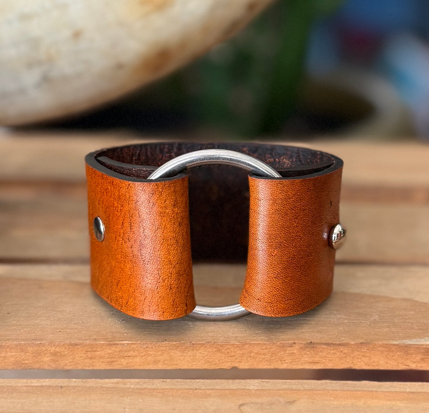 AK Silver Ring Cuff - 1.25 inch