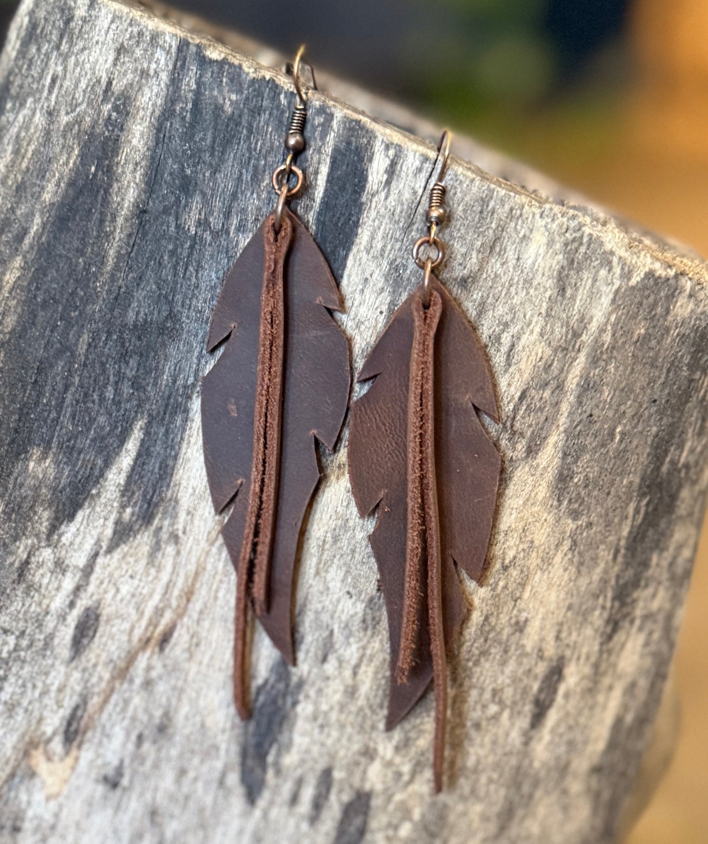 AK Feather & Fringe Earring Simple