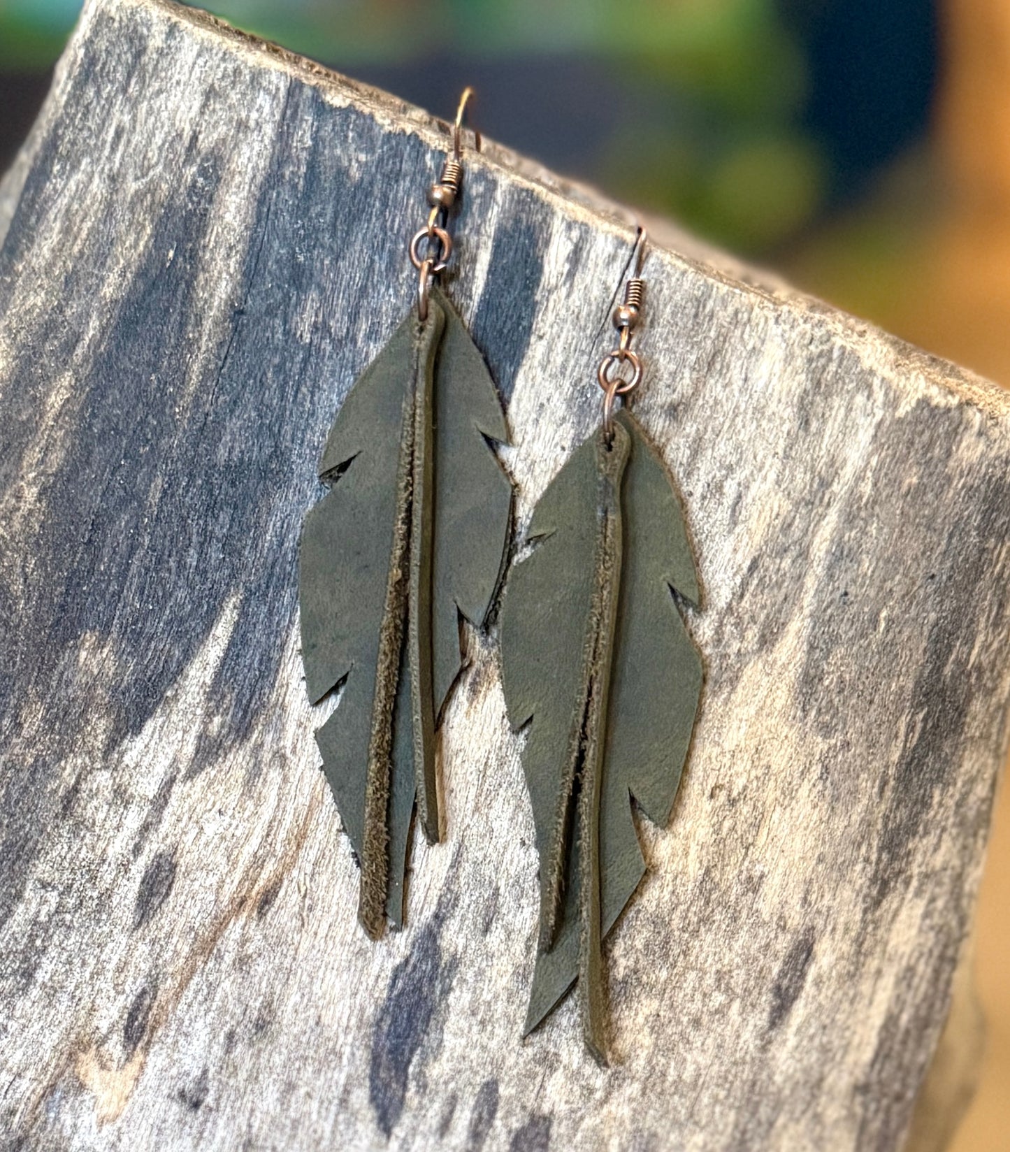 AK Feather & Fringe Earring Simple