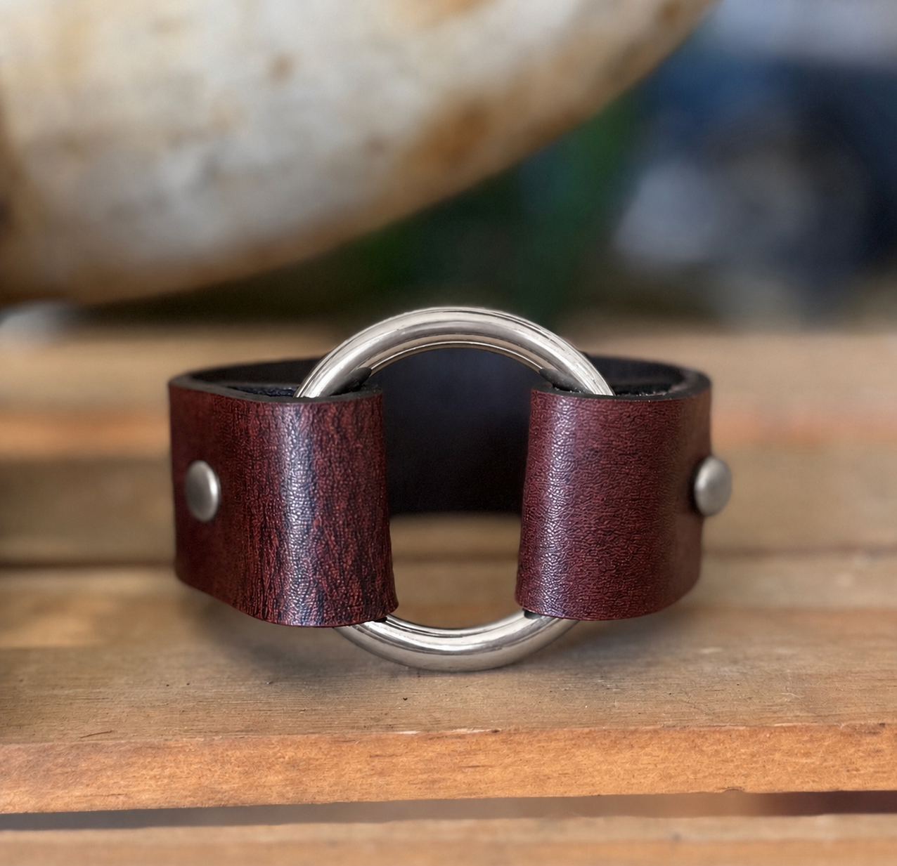 AK Silver Ring Cuff - 1 inch