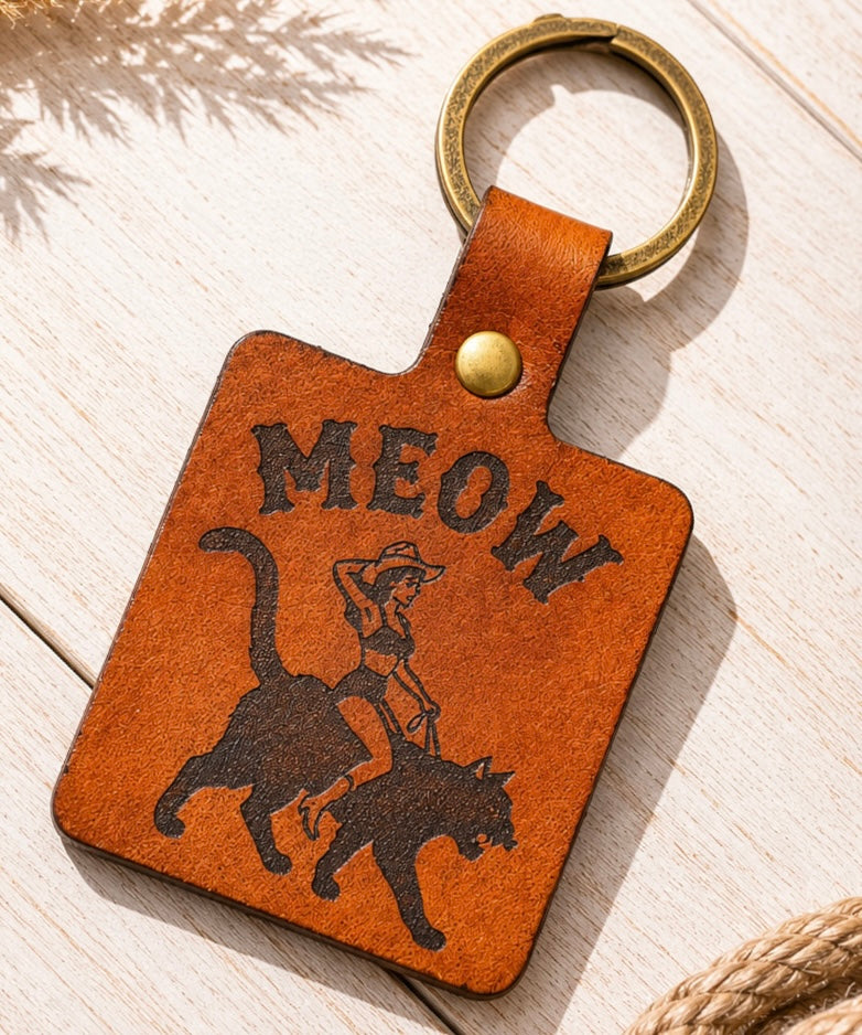 Roadside Keychain- Meow