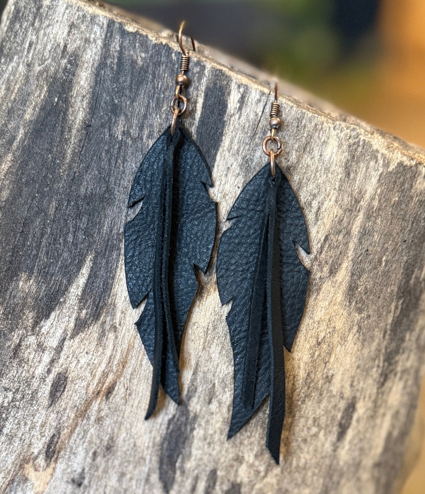 AK Feather & Fringe Earring Simple