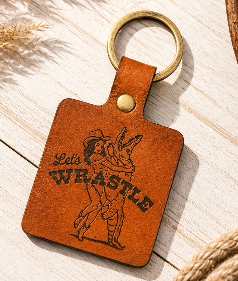 Roadside Keychain- Let’s Wrastle