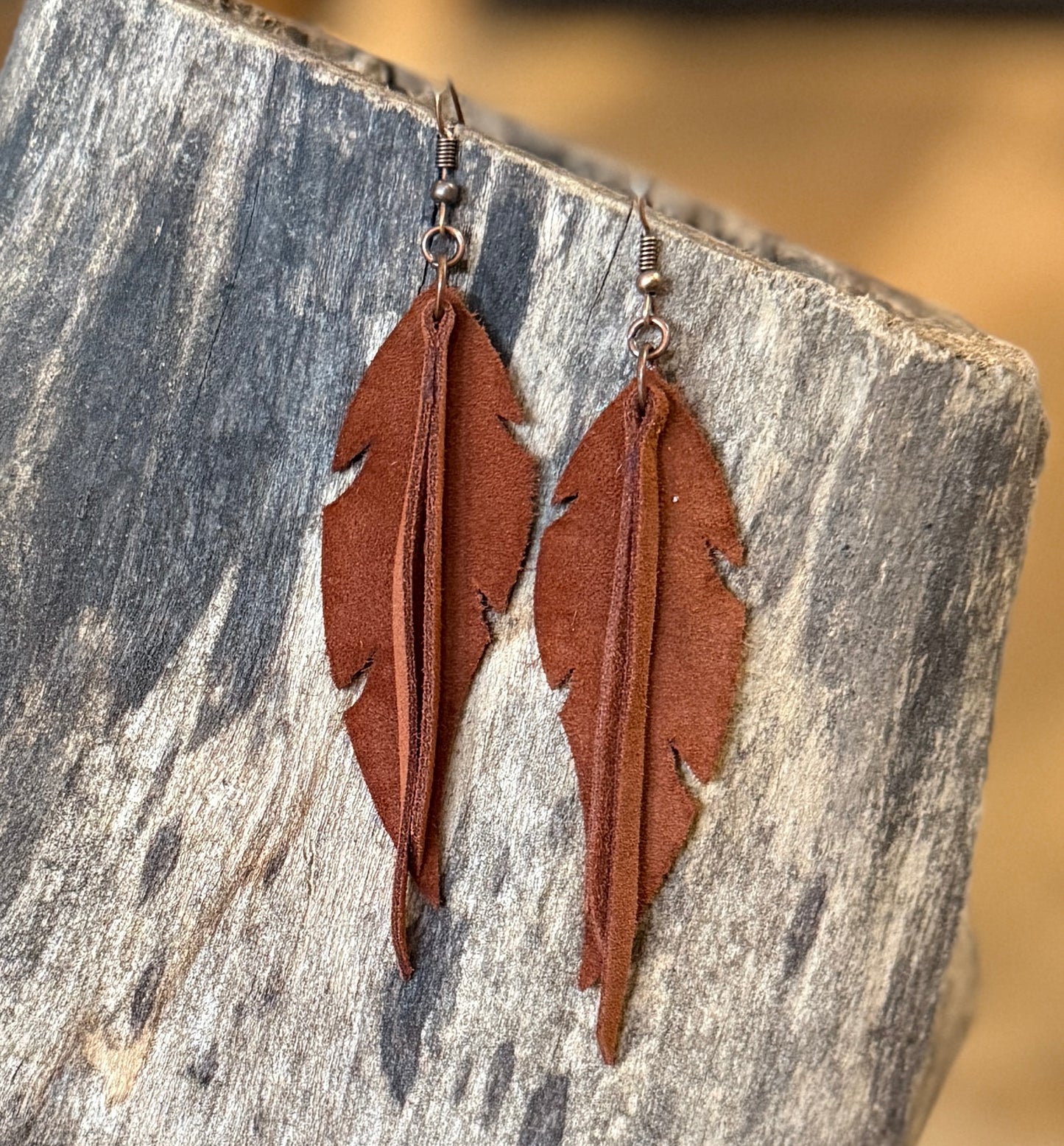 AK Feather & Fringe Earring Simple