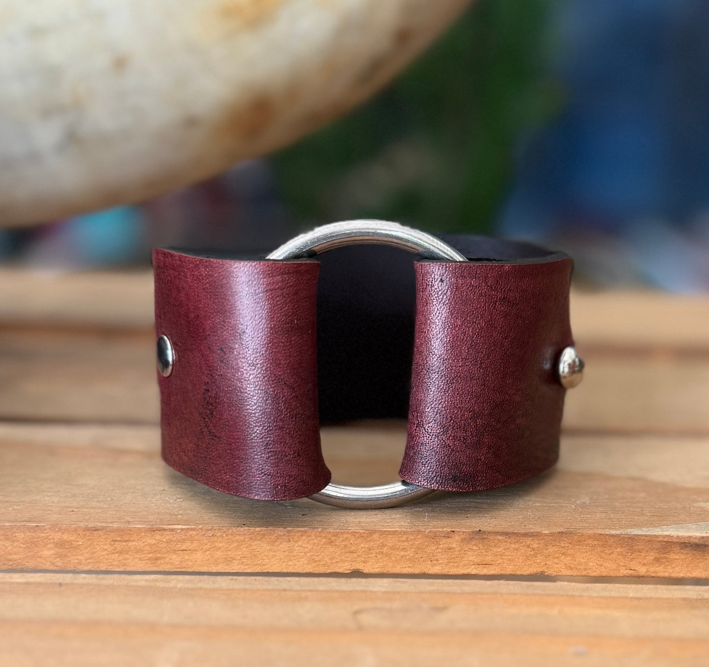 AK Silver Ring Cuff - 1.25 inch