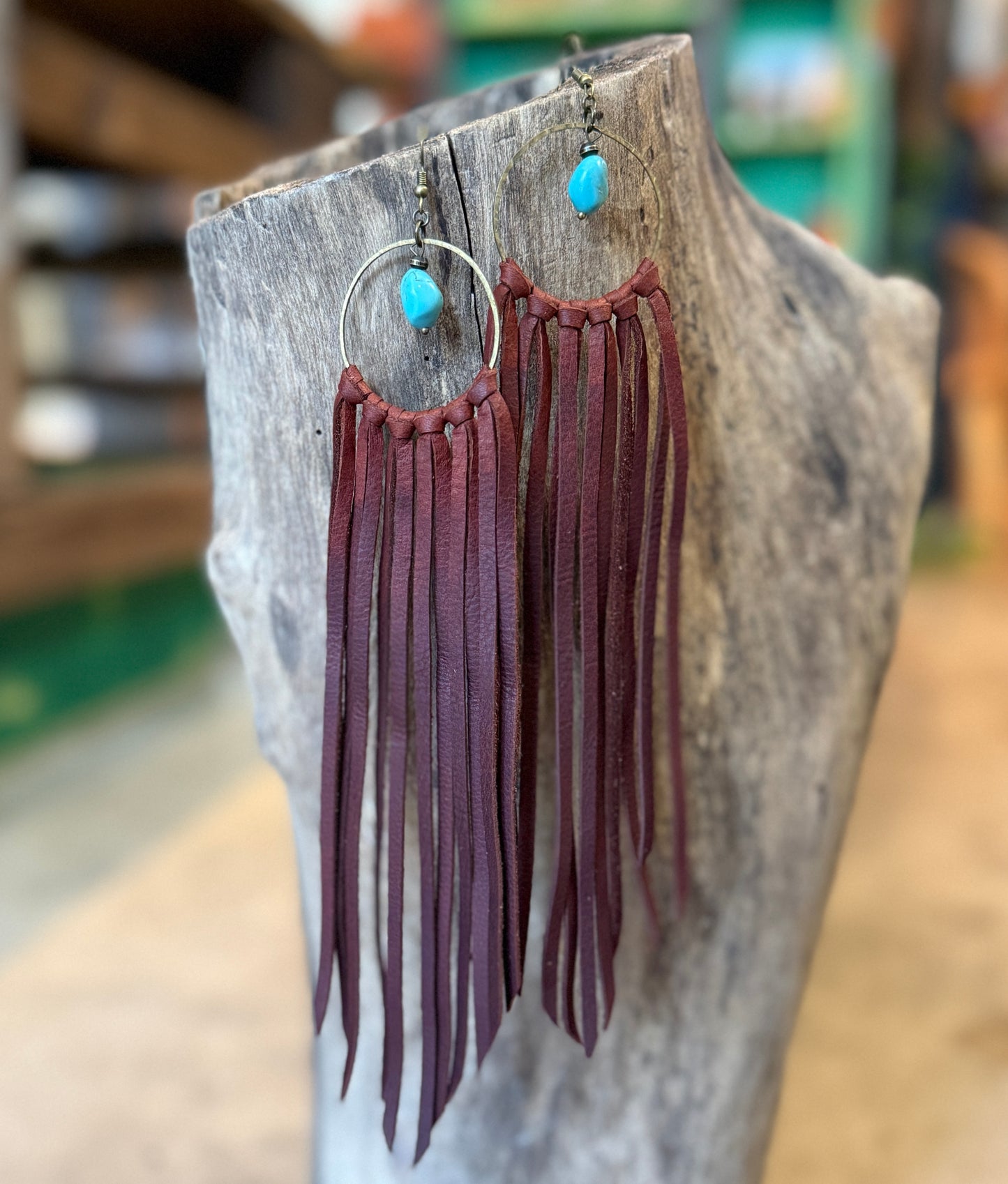 AK Hoop Fringe Earring