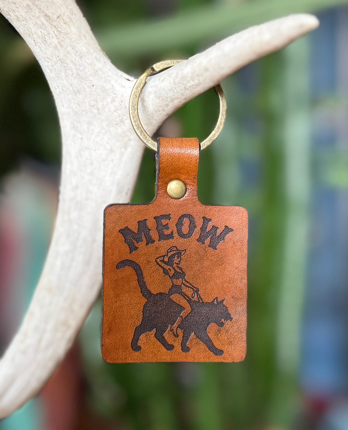 Roadside Keychain- Meow