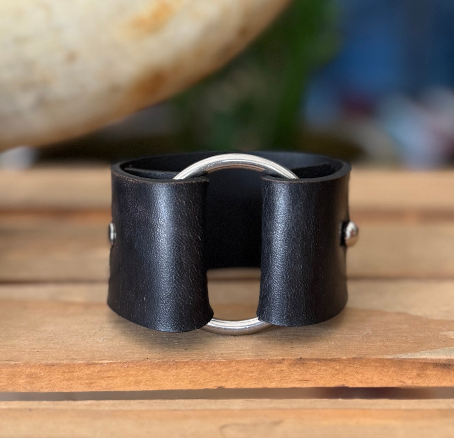 AK Silver Ring Cuff - 1.25 inch