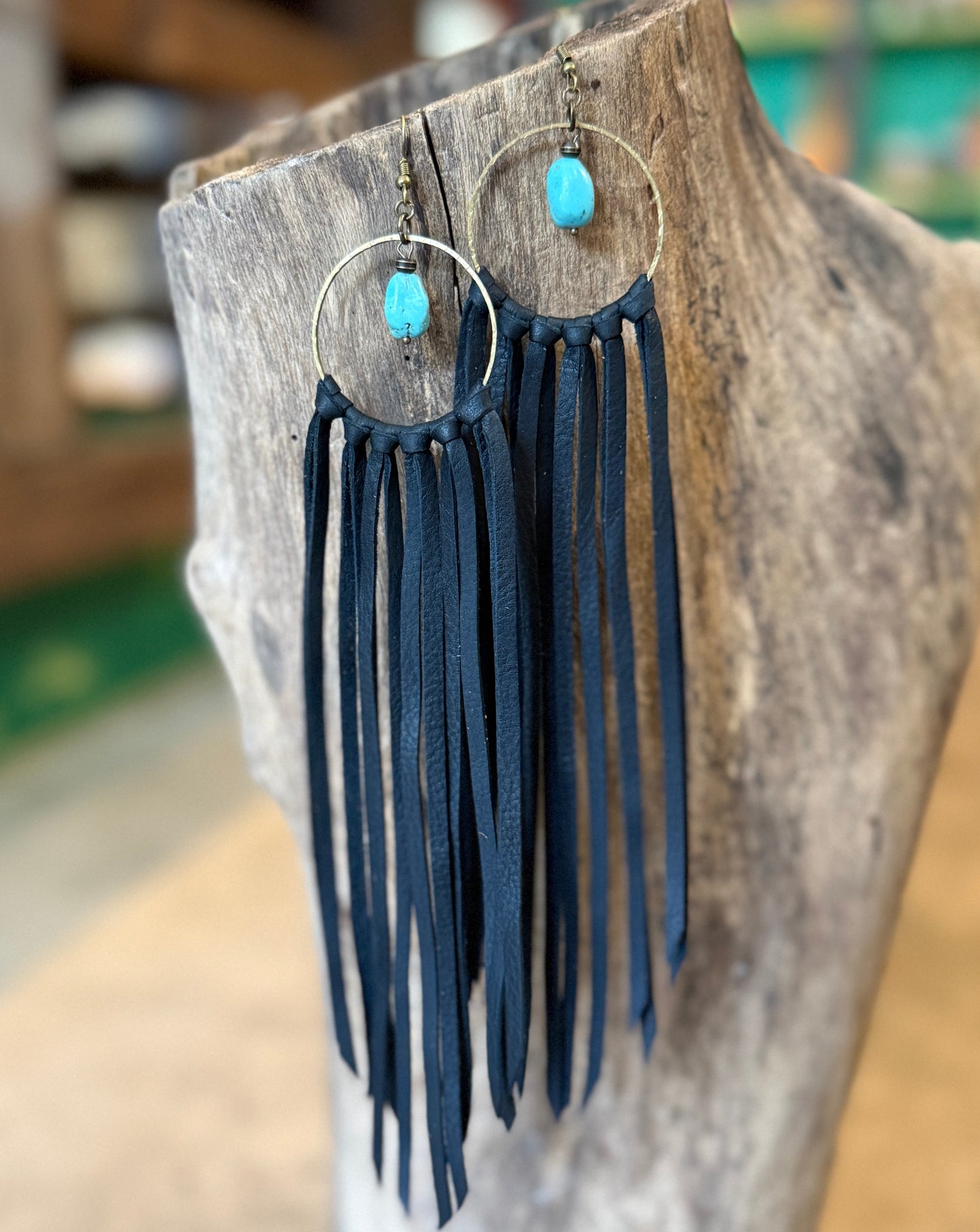 AK Hoop Fringe Earring