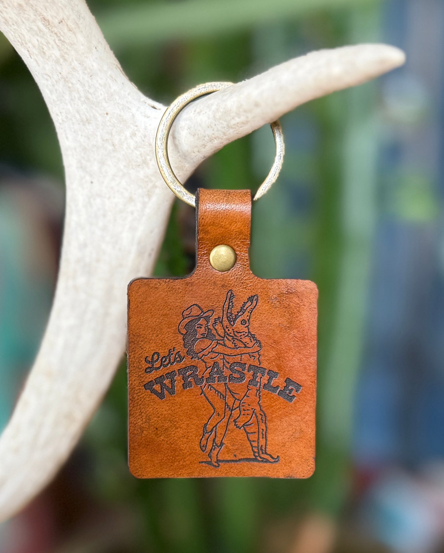 Roadside Keychain- Let’s Wrastle
