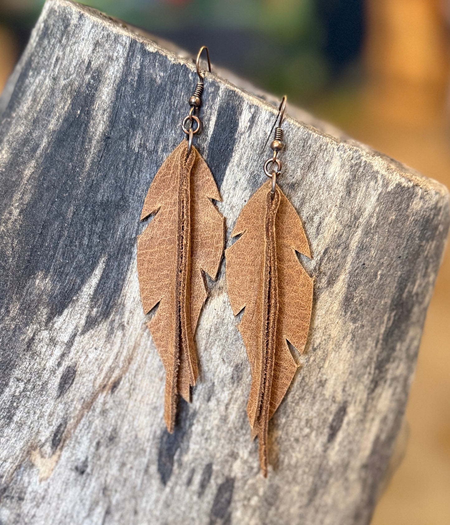 AK Feather & Fringe Earring Simple