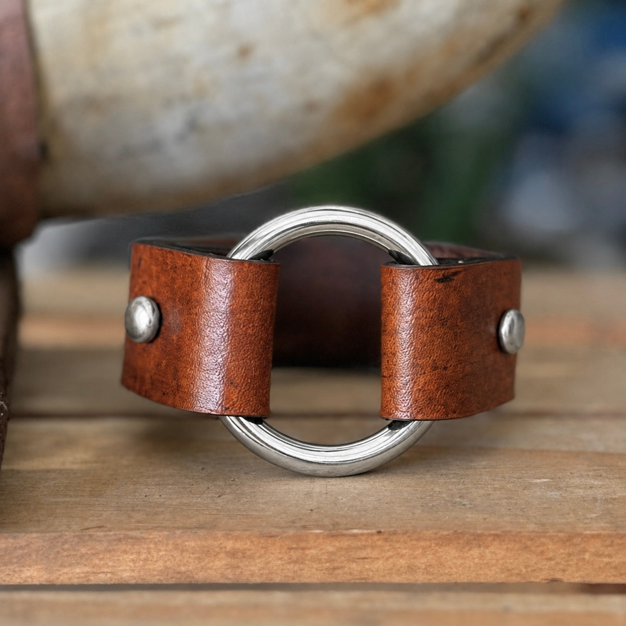 AK Silver Ring Cuff - 1 inch