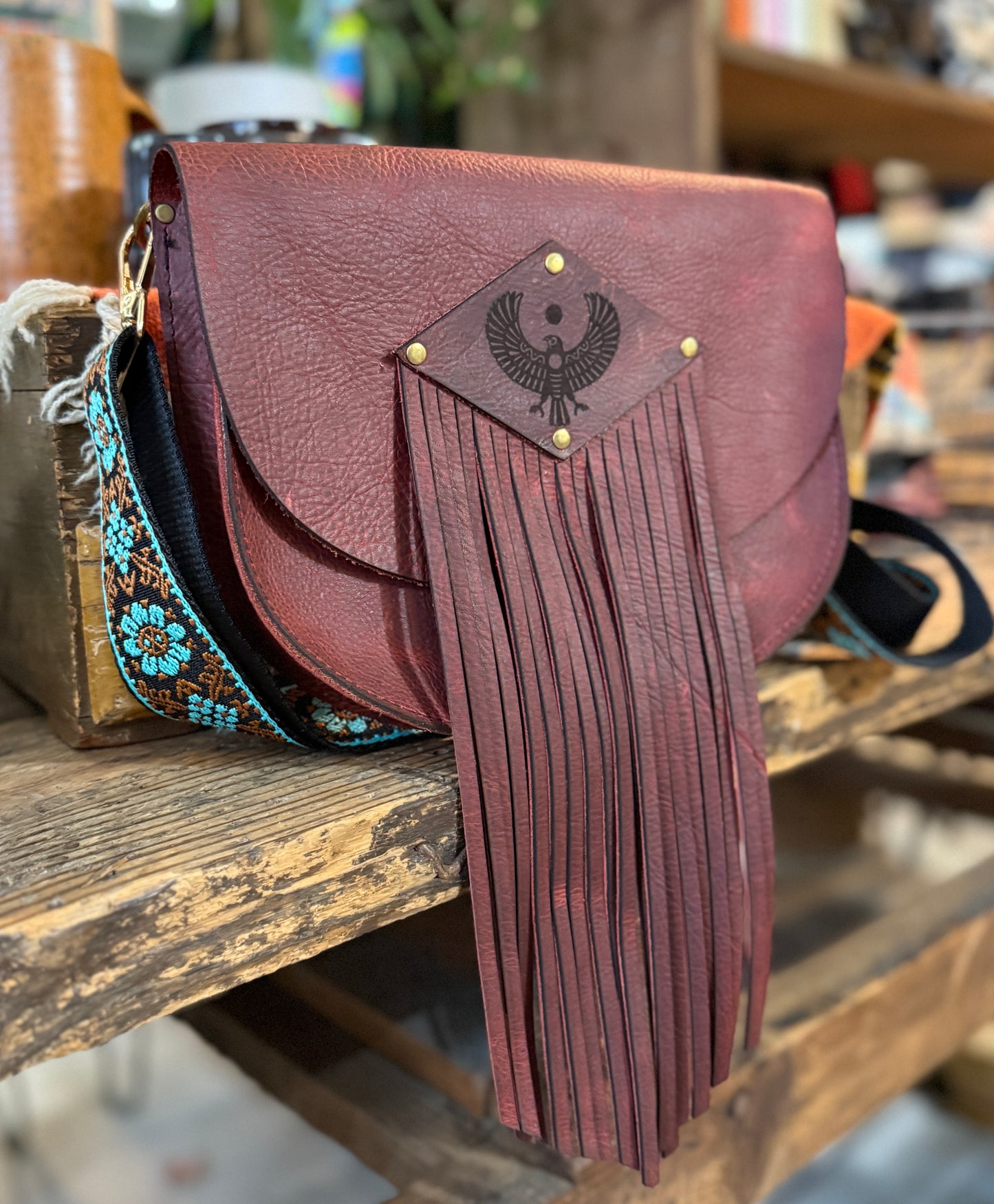 Saddlebag Cross-body Purse