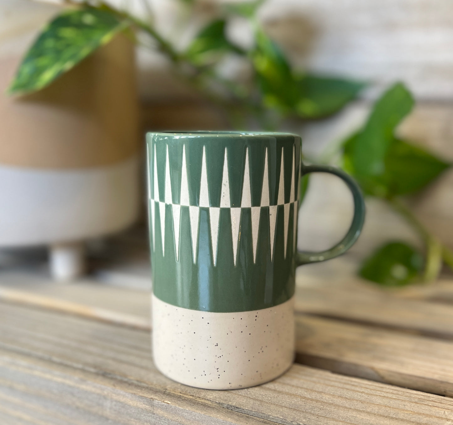 Mug - jade etch