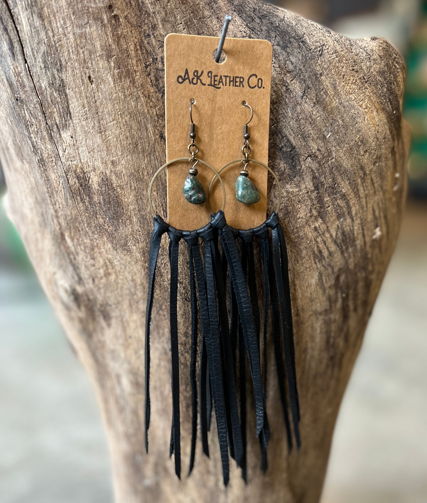 AK Hoop Fringe Earring