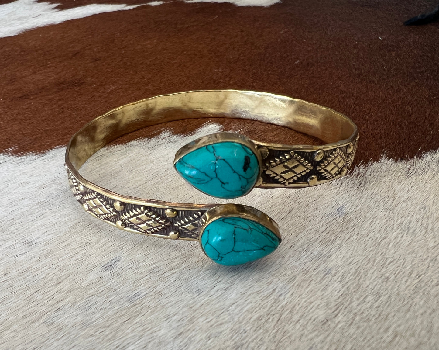 Boho Turquoise Bangle