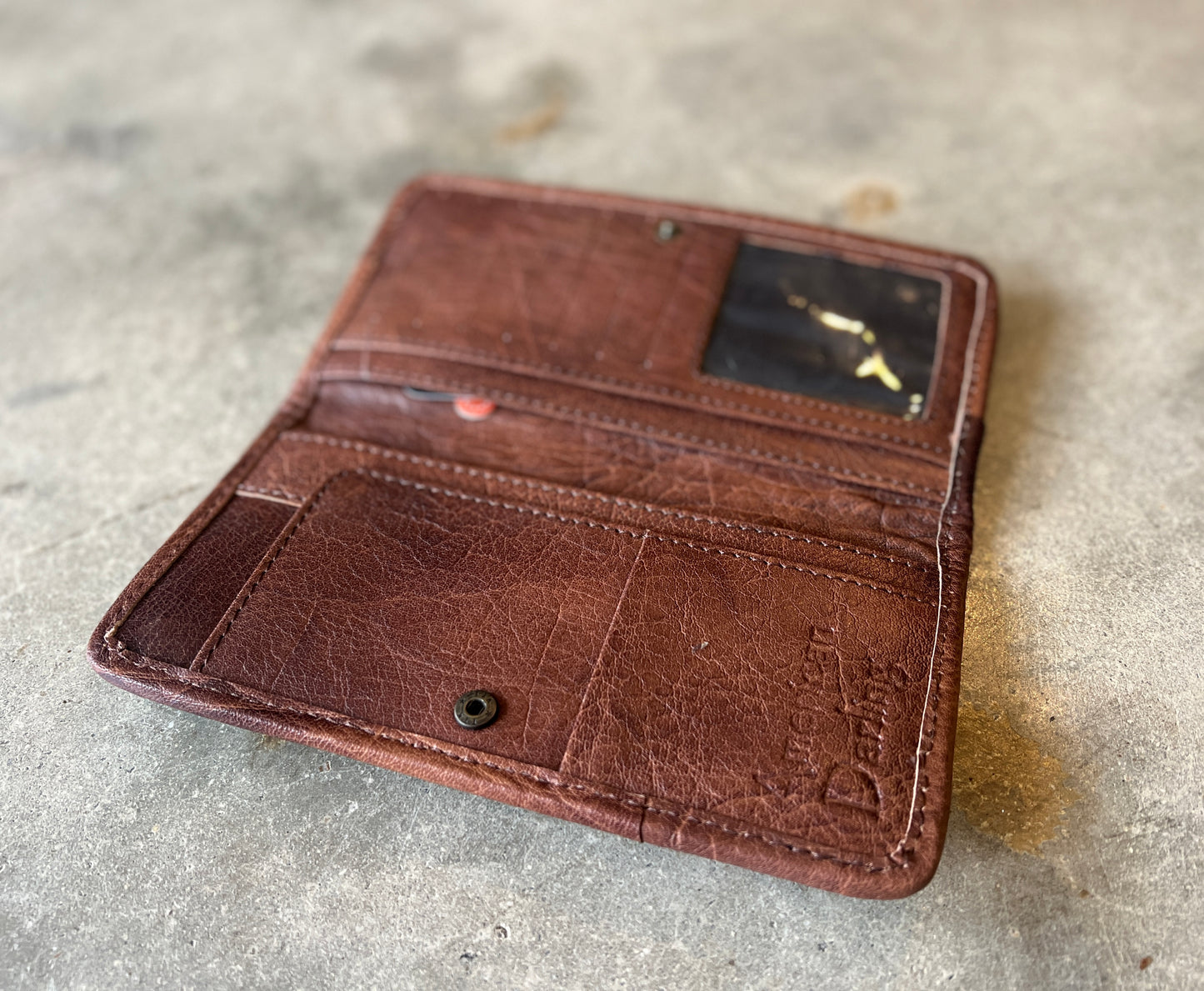 Western saddle blanket wallet